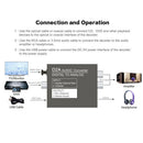 3.5mm Digital Coaxial Toslink Optical to Analog L/R RCA Audio Converter