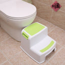 2 Step Stool for Kids - Childrens,Toddler Stool with Slip Resistant Soft Gr