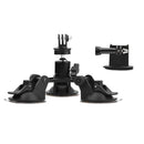 Car Triple Cup DSLR Camera Suction Cup Base Tripod + 360 Degree Rotating
