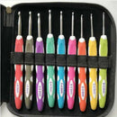 9Pcs Crochet Hooks Set Knitting Smooth Needles Tools Ergonomic Crochet Set