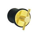 Brass Rubber 1inch Twist Turn Boat Drain Plug Heavy Duty Boat Hardware