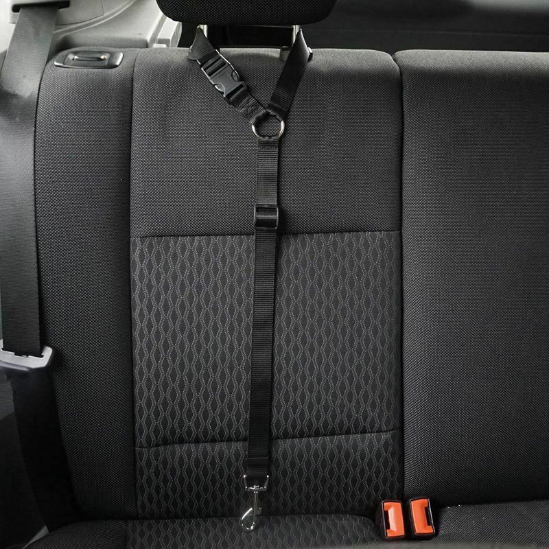 2 Packs Dog Cat Safety Seat Belt Strap Car Headrest Restraint Adjustable Ny C3S2