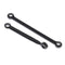 2x Black Steering Tie Rods Servo Link Linkage Accs for 1/10 RC WLtoys Cars