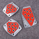 3pcs Non-Slip Accelerator Gas Brake & Clutch Pedal Pads Set