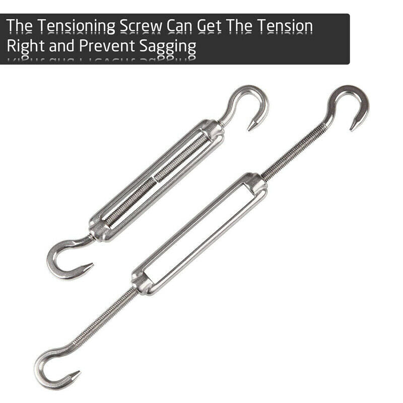 Hardware Accessory Kit Stainless Steel Sun Sail Shade Canopy Fixing Fittings