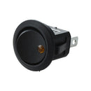 4 Mini Round Yellow LED Rocker Indicator Switch 3 Pin On-Off 12V DC H9Q3