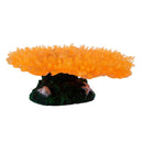 Aquarium Tank Orange Silicone Artificial Sea Anemone Coral Ornament 2 inch B6J2