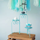 Sweetgo Baby Blue Ladder Stand Fold Able Dessert Decorating Tools For Cooki