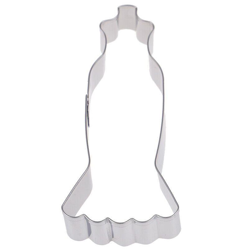 Dress Stainless Steel Cookies Cutter Biscuit Mould Cake Sugar Craft Cutting MoME