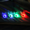 10pcs Waterproof LED Outdoor Tent Rope Warning Hanging Lights Random Color