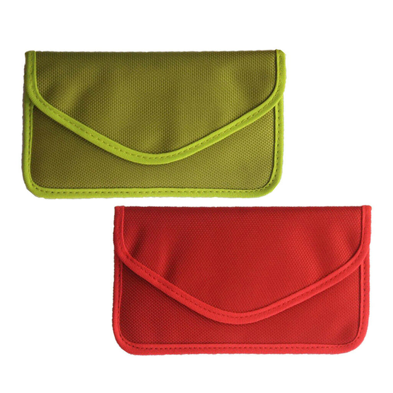 2x Phone Sleeve Pouch, Blocks All Wireless Signals Anti-Spying Shielding Pouch