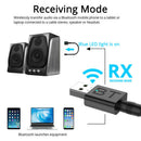 Wireless Bluetooth Transmitter Receiver Audio Music Adapter Dongle for Car TV PC