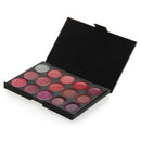 Pro Mix 15 Color Lip Gloss Lipstick Palette Set Cosmetic Makeup