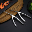 Stainless-Steel Prawn Peeler Shrimp Deveiner Peel Device Creative Kitchen GZN