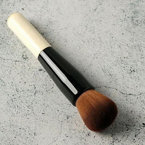 Powder Makeup Brush Wood Handle Dense Soft Round Bristle Full Coverage Face H1O7