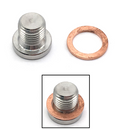 2Pcs M12 x 1.25mm Oxygen o2 Lambda Sensor blanking Plug Cap Stainless Steel