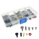 228x Computer Screws Motherboard Standoffs Screws Washers Kit 12.8*6cm wit RFB