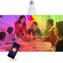 Smart LED WiFi Light Bulb, 11W 600LM E27 Dimmable RGB Colour Changing Screw P5H5