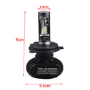 2pcs S1 H4 Car LED Headlight Bulbs 50W 6000K Headlamp Fog Front LightBX JCA_