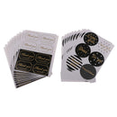 20 SHEETS DECORATIVE STICKERS SEALING PACKING LABELS CHRISTMAS DECORATIONS