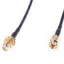 1PC 2m WiFi router antenna extension cable cord RG174 RP-SMA male to female LJLJ