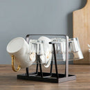 Metal Mug Holder Hanger Kitchen Stand Organizer Drinkware Drying Rack With  R5E8