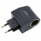 Car Plug Adapter AC DC Power Socket Cigarette lighter V 220 EU W V-12 J2U3