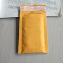 10X 90*130+40mm Kraft Bubble Bag Padded Envelopes Mailers  Yellow  Gw