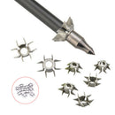 2Pcs 23Grain 8 Paw Archery Hunting Points Arrowheads Target Tips Accesso-P Gw