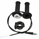 2Pcs Twist Throttle Accelerator Handle Grips Cable Set Handlebar Replacement