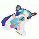 Dog Sequin Applique embroidered patch fabric clothes applique decoration craftJR