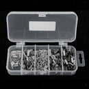 500Pcs High Strength Fishing Crimps Sleeves Full Size Kit Leader Rigging Tackle