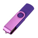 USB Mini Memory Stick 16GB USB 2.0 Memory Flash Drive OTG for Handy PC Purp