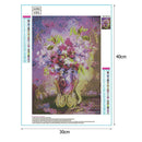5D DIY Full Drill Diamond Painting Flowers Cross Stitch Embroidery Mosaic