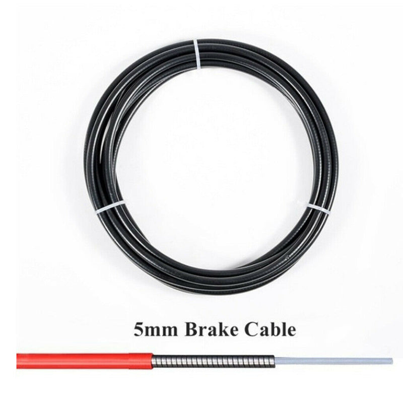 16ft PVC Bike Cable Housing Brakes Derailleur Cables Hose Wrap Cover Casing Set