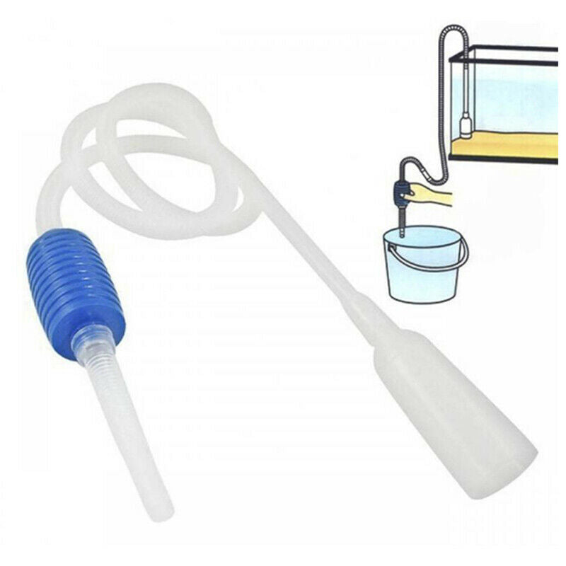 Aquarium Clean Vacuum Water Change Changer Tank Vacuum Siphon Pump Cleaner Hn