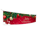 Merry Christmas Banner Home Wall Hanging Pulling Background Cloth Xmas Flag Part
