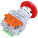Push button AC 660V 10A Emergency stop plastic case Hard red switch H9W5