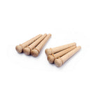 6x Maplewood Bridge End Pins Cones for Acoustic Guitars / String Pegs / Plain