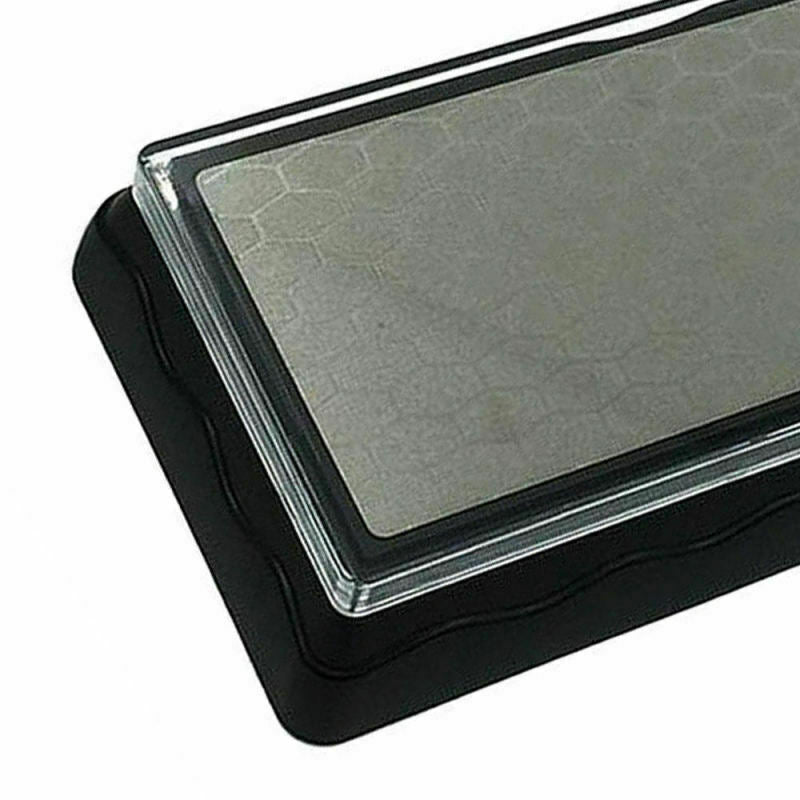 1* New Diamond Coated Plate Sharpener Whetstone Sharpening Stone 400/1000