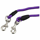 Nylon Duplex Double Coupler Twin Lead Two Way Two Pet Dogs Walking Leash Sa X6B1