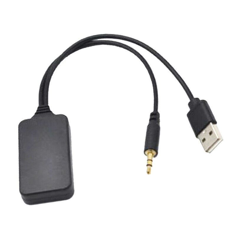 Bluetooth 4.0 Audio Adapter 3.5mm & USB Port Cord Wire Car Kit for BMW