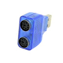 USB Male to PS2 Female Cable Adapter Converter Use For Keyboard Mous OZ