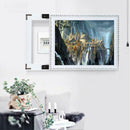 5D DIY Full Drill Diamond Painting Castle Mountain Cross Stitch Embroidery