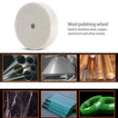 Wool Felt Wheel Polishing Pad Buffing Wheel Grinder Disc Abrasive Tools