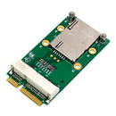 Mini PCI-E Express To PCI-E Adapter with SIM Card Slot for 3G/4G WWAN LTE G