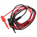 2x Security 4MM Banana Plug to Test Hook Wire Cable Set For Multimeter 3A 1