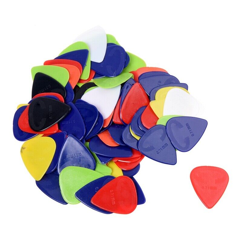 100 X Acoustic Electric Guitar Picks plectron