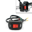 7/8" Universal Motorcycle Motorbike Handlebar Kill On Off Stop Button Switch