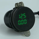 3A QC 3.0 USB Car Charger Power Socket Adapter for Motorcycle Boat (Green)